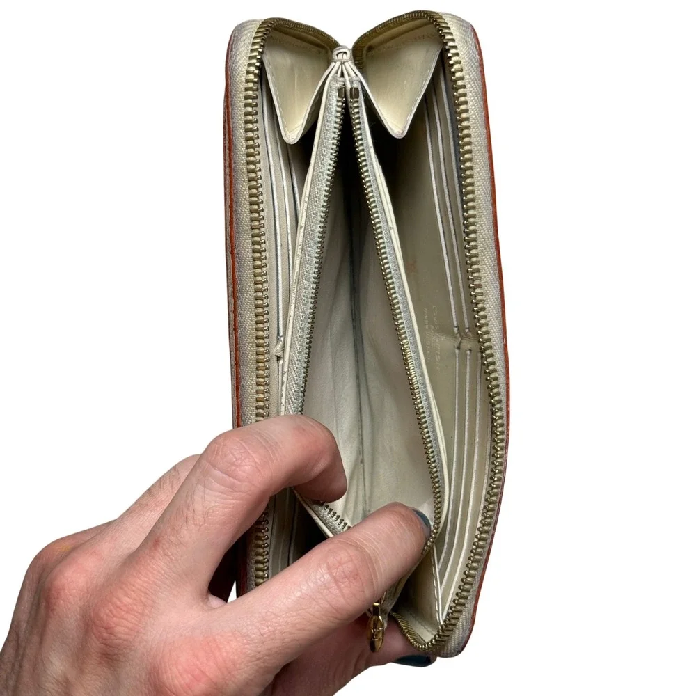 Louis Vuitton Suhali Zippy Wallet Cream White Studded Leather Zip Around Spain